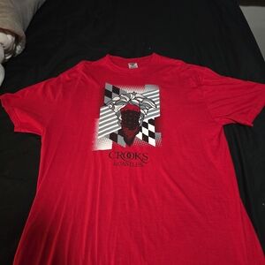 Crooks & Castles Red Graphic T-Shirt